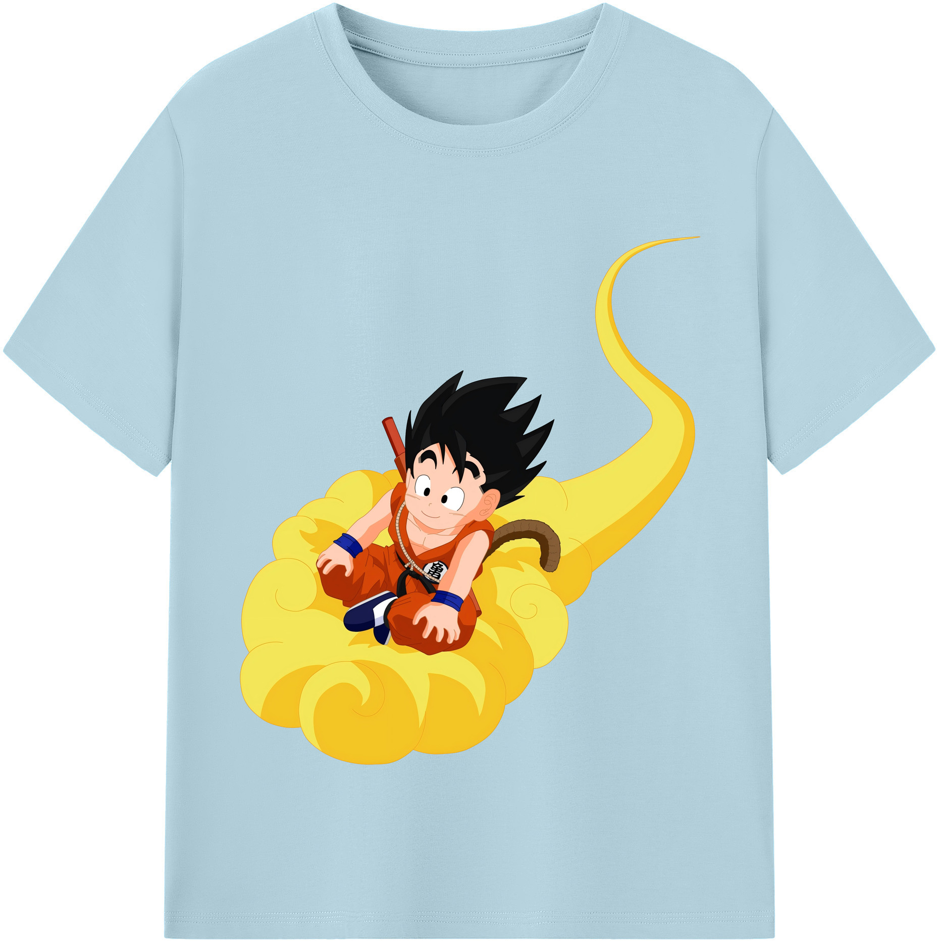 （画像用） ドラゴンボール 孫悟空（そん ごくう）Son Goku カカロット DRAGON BALL Kakarotto 綿100％半袖Tシャツ（フロントプリント）